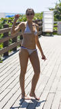 Katrina Bowden Bikini candids on Miami Beach